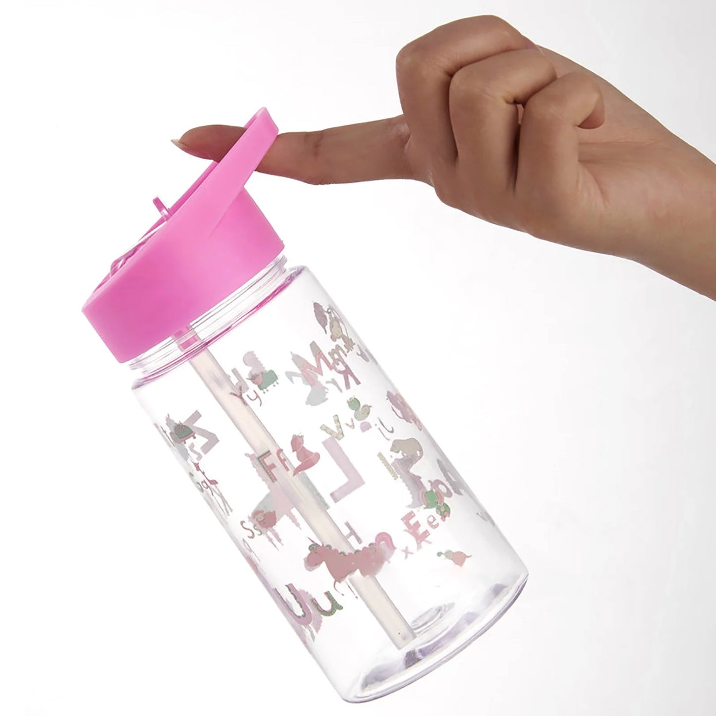 Baby Sippy Cup with Weighted Spill Proof Toddlers Cup with Handle(1Pc,7X2.75In)