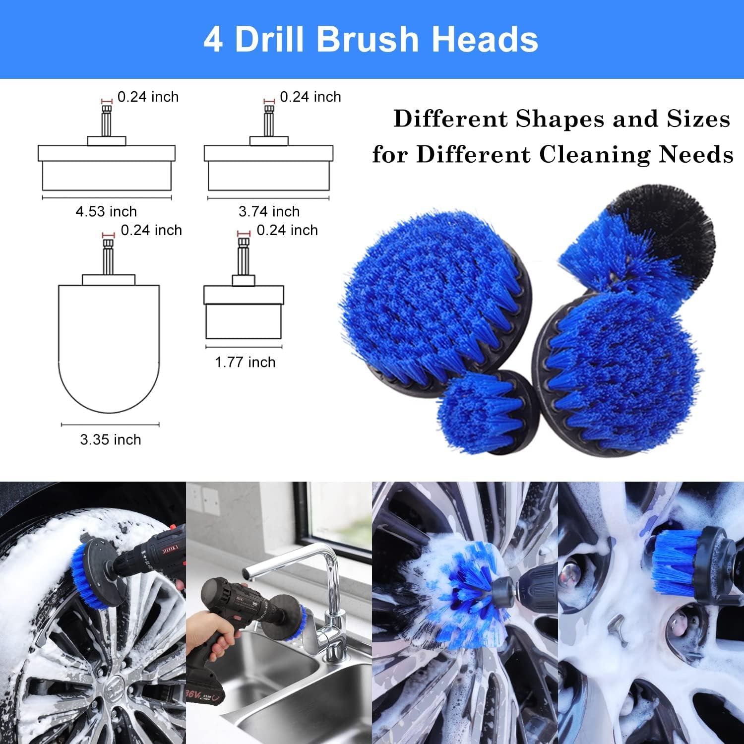 26Pcs Car Detailing Brush Set, Car Detailing Kit, Car Detailing Brushes, Car Cleaning Kit, Car Windshield Cleaning Tool, Professional Car Care Kit - Car Wash Brush Kit for Interior Exterior Wheels